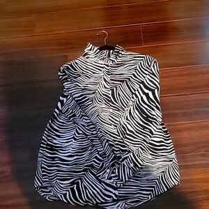 ANN TAYLOR ZEBRA PRINT